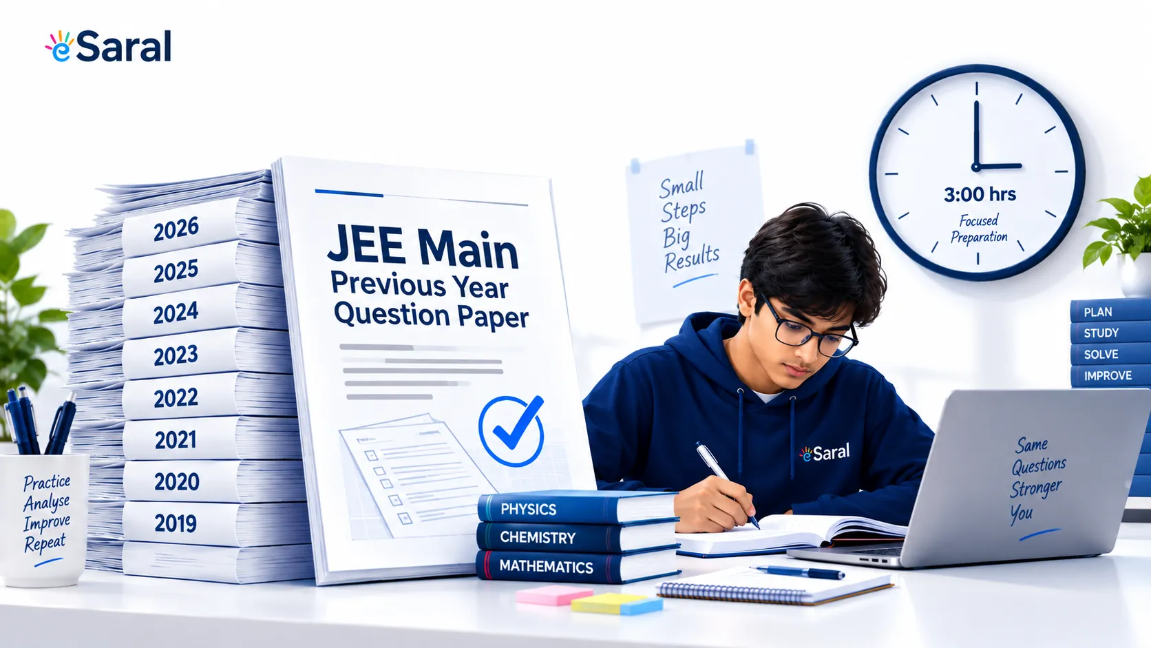 JEE Main Previous Year Question Paper with Solutions - PDF Download
